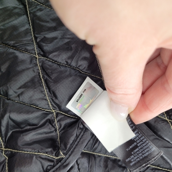 the north face womens thermoball black gold trekker vest light weight size small - Picture 12 of 14